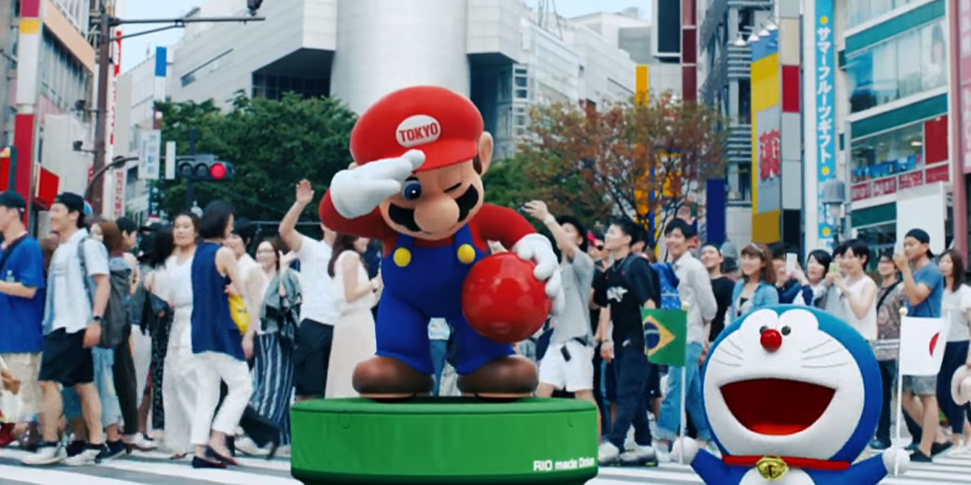 2020 Games Mario Promotes Tokyo 2020 Games in Rio Olympics Closing 