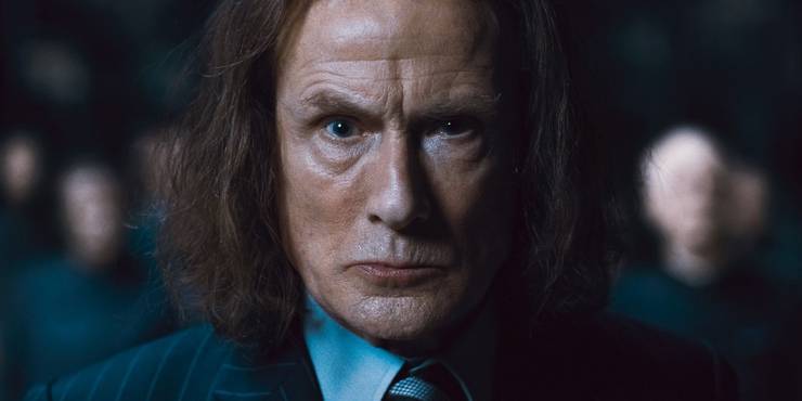 Billy Nighy como Rufus Scrimgeour en Harry Potter y las reliquias de la muerte: Parte I