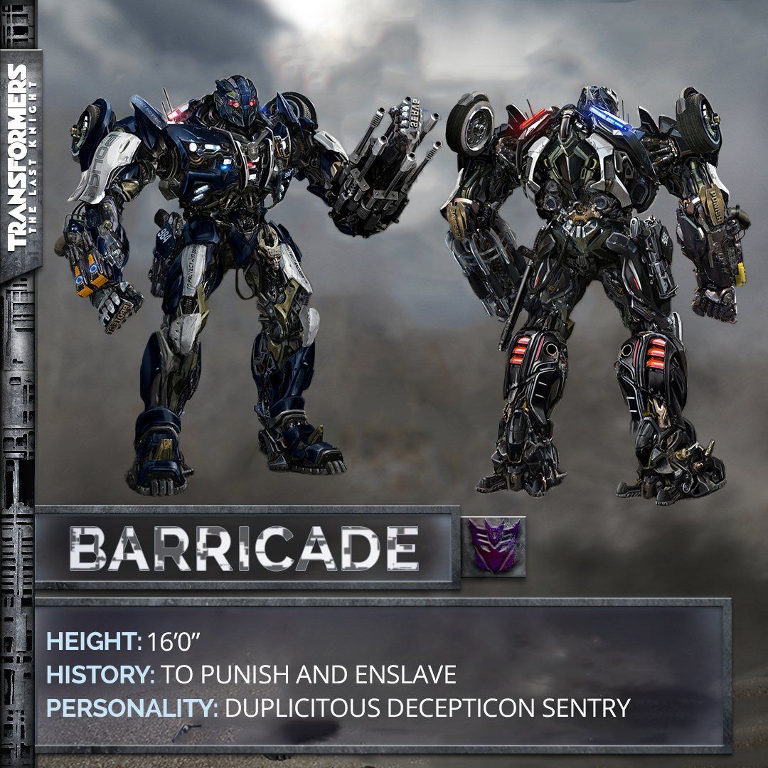 Transformers 5 Barricades Much Improved Robot Mode Revealed