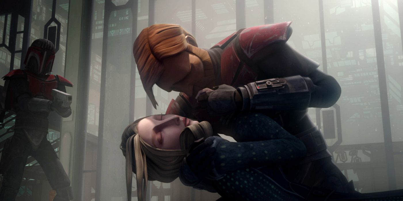 Obi Wan Kenobi and Satine Kryze in Clone Wars