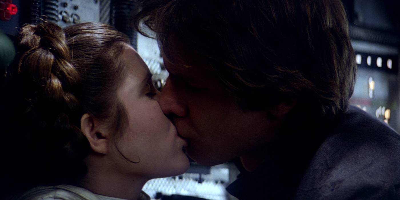 Han und Leias erster Kuss aus Das Imperium schlägt zurück