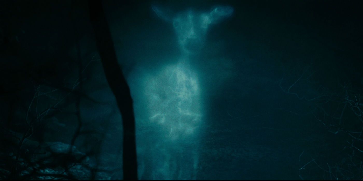Severus Snape Doe Patronus in Harry Potter and the Deathly Hallows Part 1
