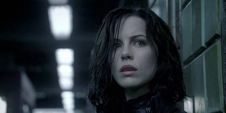 Kate Beckinsale als Selene in Underworld