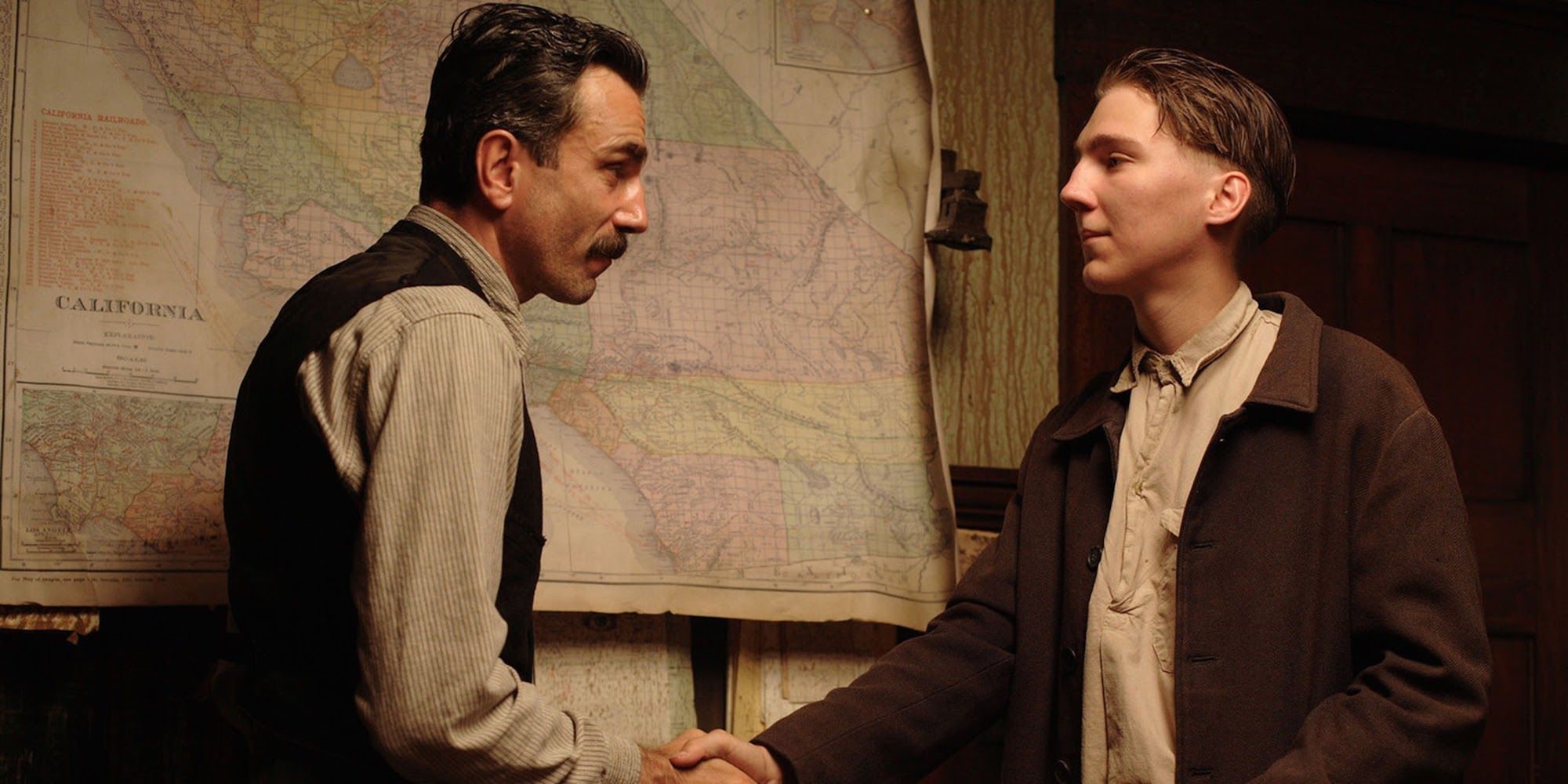 Paul Dano and Daniel Day Lewis in There Will Be Blood