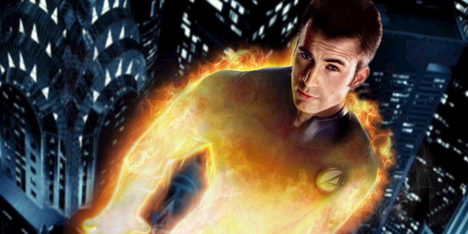 Human Torch Chris Evan Fantastic Four