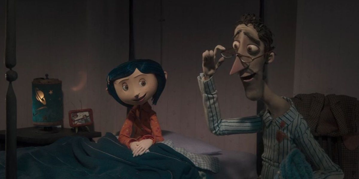 The relationship between Coraline and her father is one of the most touchin...