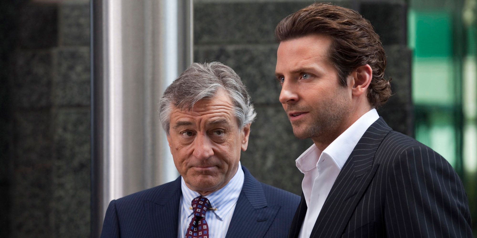 Bradley Cooper and Robert De Niro in Limitless