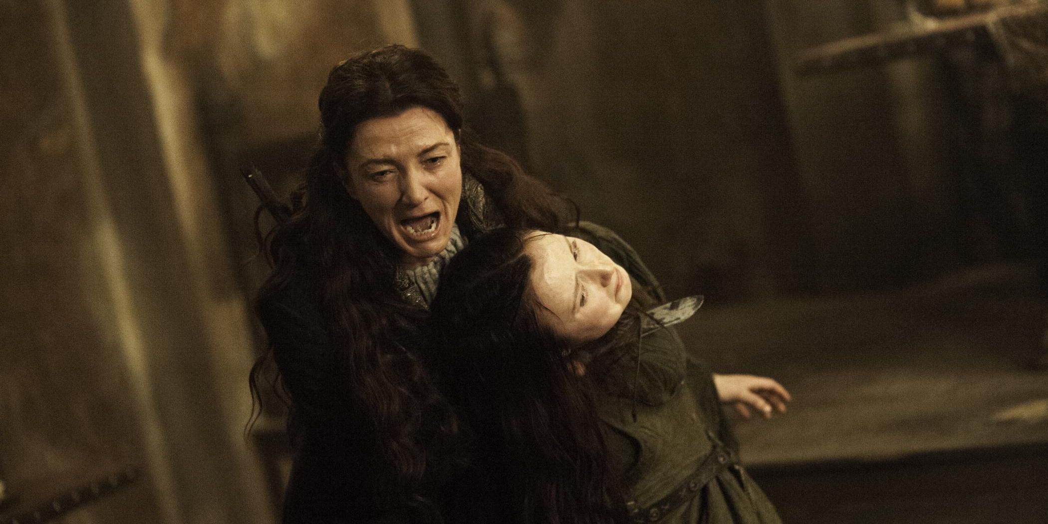 Catelyn Stark in the Red Wedding Game of Thrones