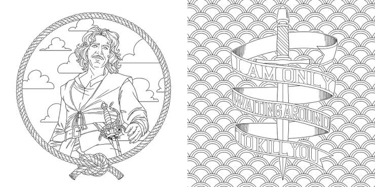 The Princess Bride S 2nd Coloring Book Pages Screen Rant The Princess Bride S 2nd Coloring Book Pages Screen Rant