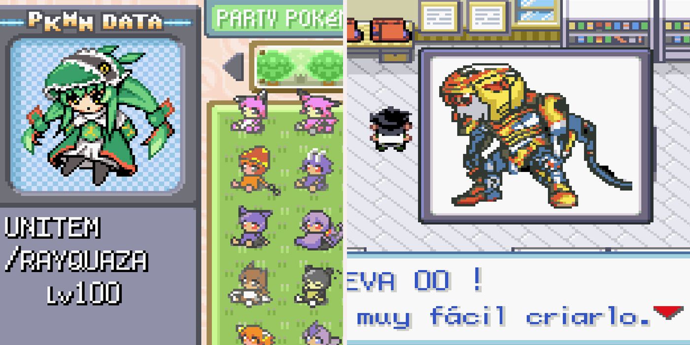 pokemon gba hacks based off the anime