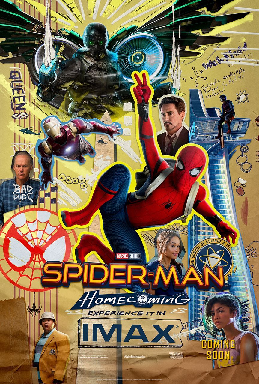 Spider Man Homecoming IMAX poster