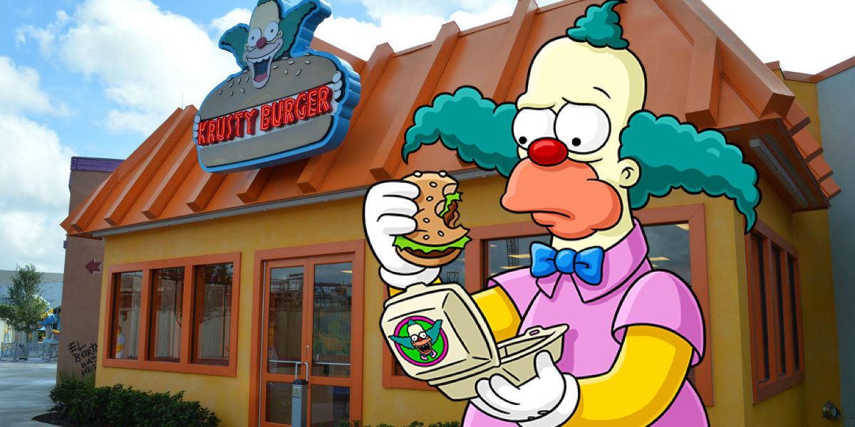 https://static2.srcdn.com/wordpress/wp-content/uploads/2017/08/Simpsons-Krusty-the-Clown-eating-at-a-real-life-Krusty-Burger-restaurant.jpg