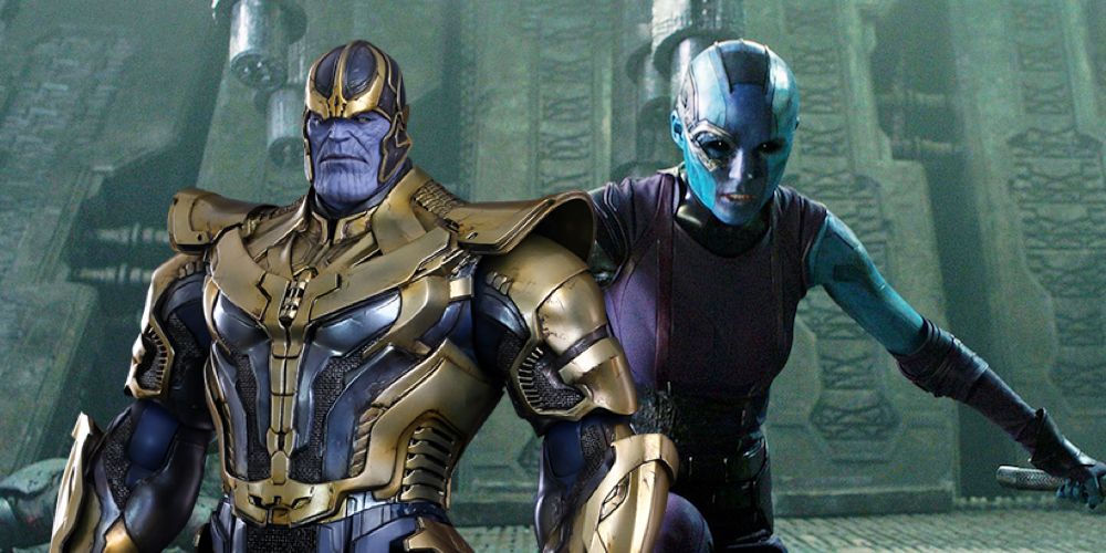 Nebula Confronts Thanos In Infinity War | Screen Rant