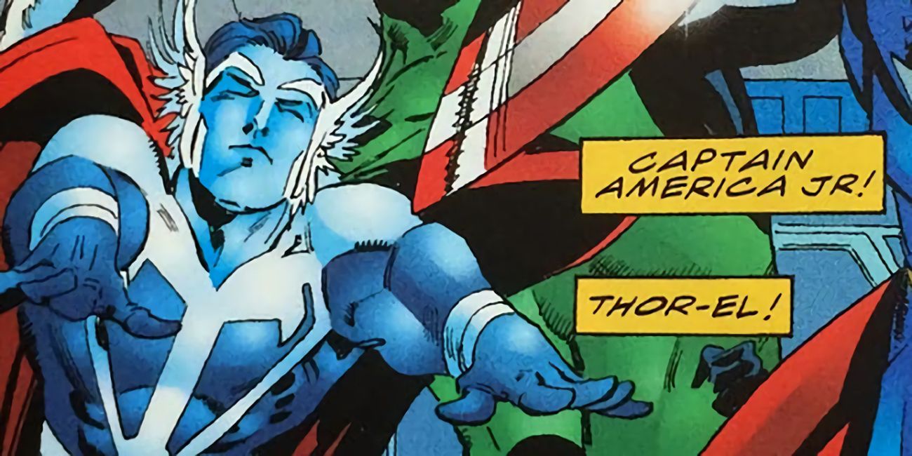 Thor & Superman Merged To Form a KRYPTONIAN Thunder God
