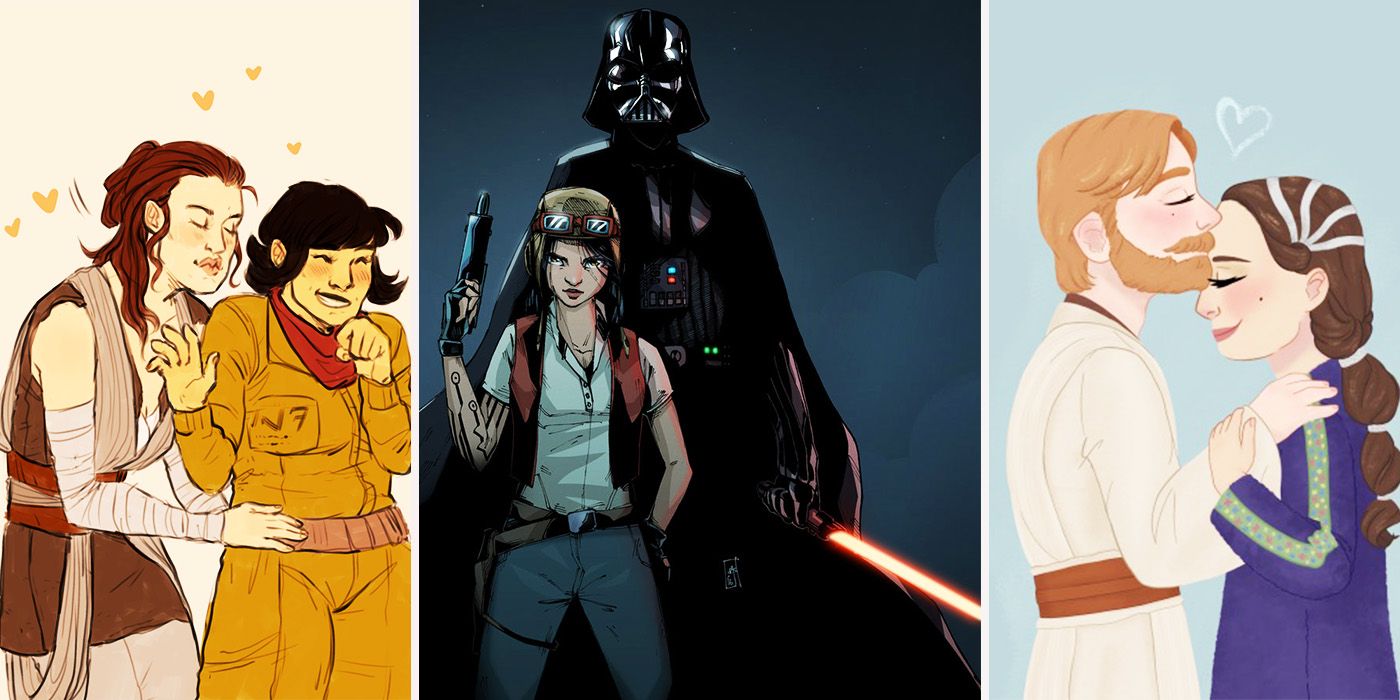 20 Wild Fan Redesigns Of Unexpected Star Wars Couples