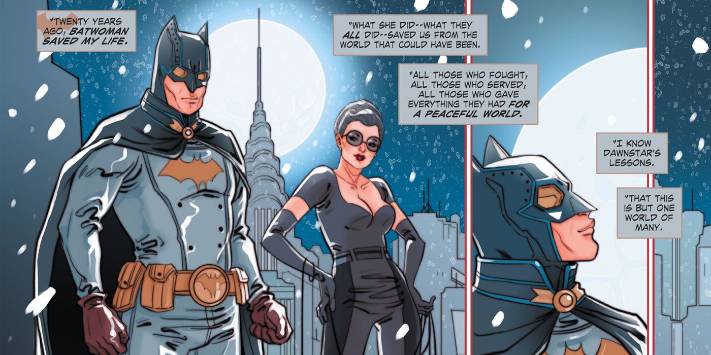 Catwoman Trains Batman in DCs Bombshells Reality