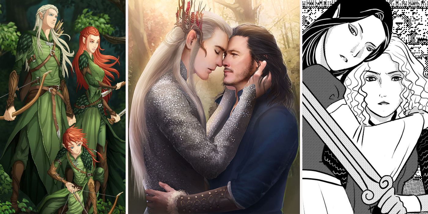 20 Crazy Fan Art Designs Of Unexpected Lord Of The Rings Couples