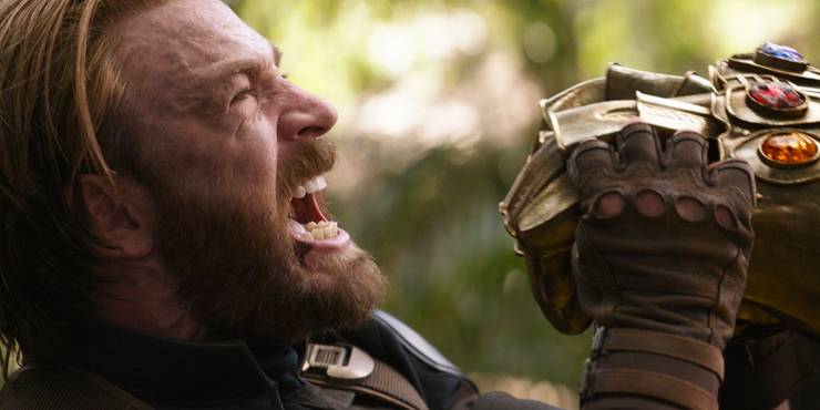 Kapitán Amerika bojuje s Thanosem v Avengers Infinity War