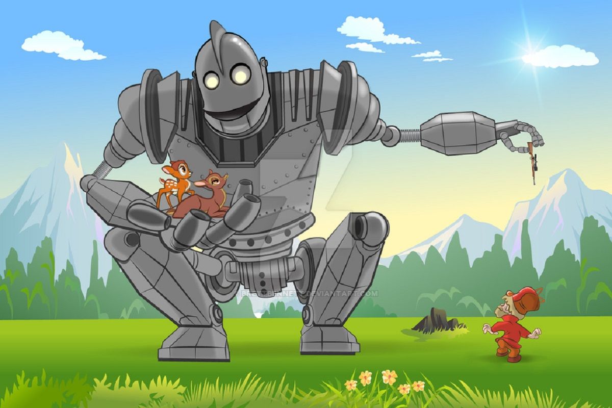 Стальной гигант. Стальной гигант мультфильм. Стальной гигант the Iron giant 1999. Стальной гигант мультфильм 1999 арт. Стальной гигант 2 мультфильм 1999.