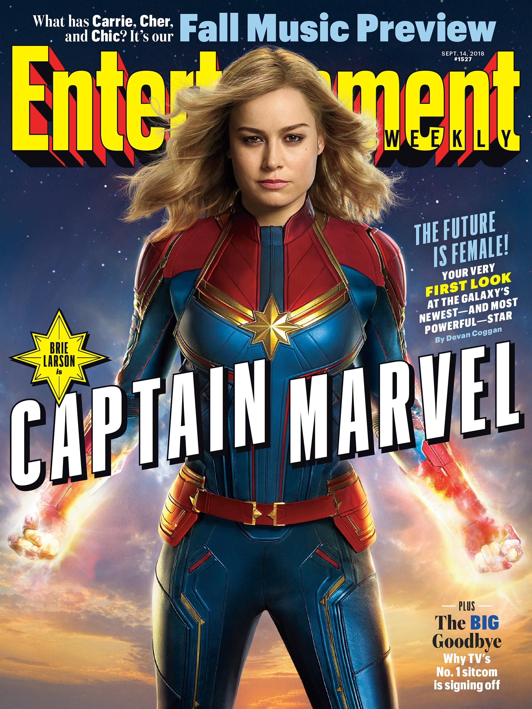 Captain Marvel FIRST LOOK At Carol Danvers In Costume Released