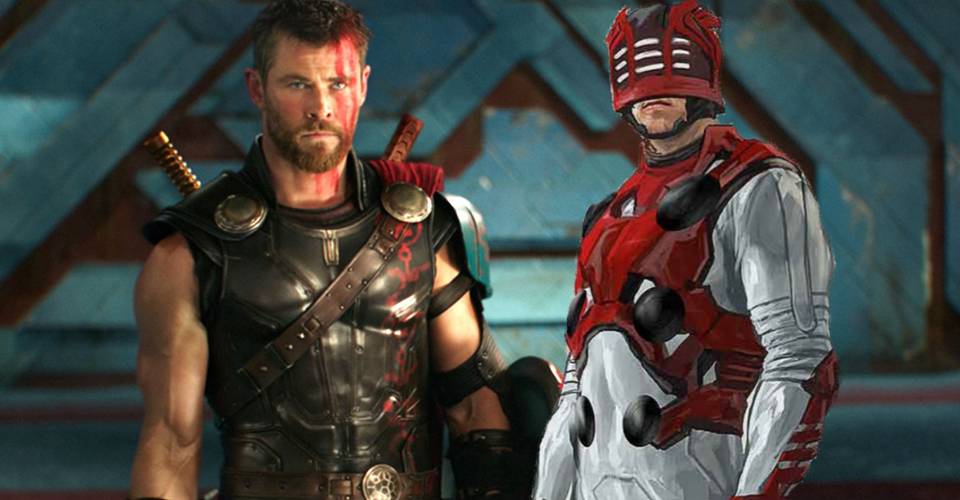Thor Ragnarok Alternative Gladiator Armor Concept Art
