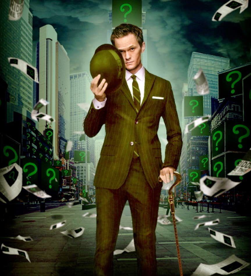 12. Neil Patrick Harris as The Riddler. 