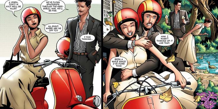 Iron Man Comic Wasp Date Vespa