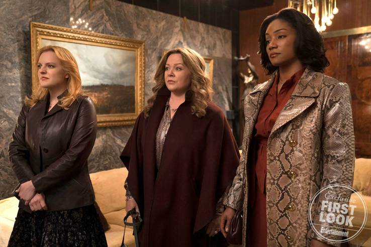 Elisabeth Moss, Melissa McCarthy e Tiffany Haddish em The Kitchen