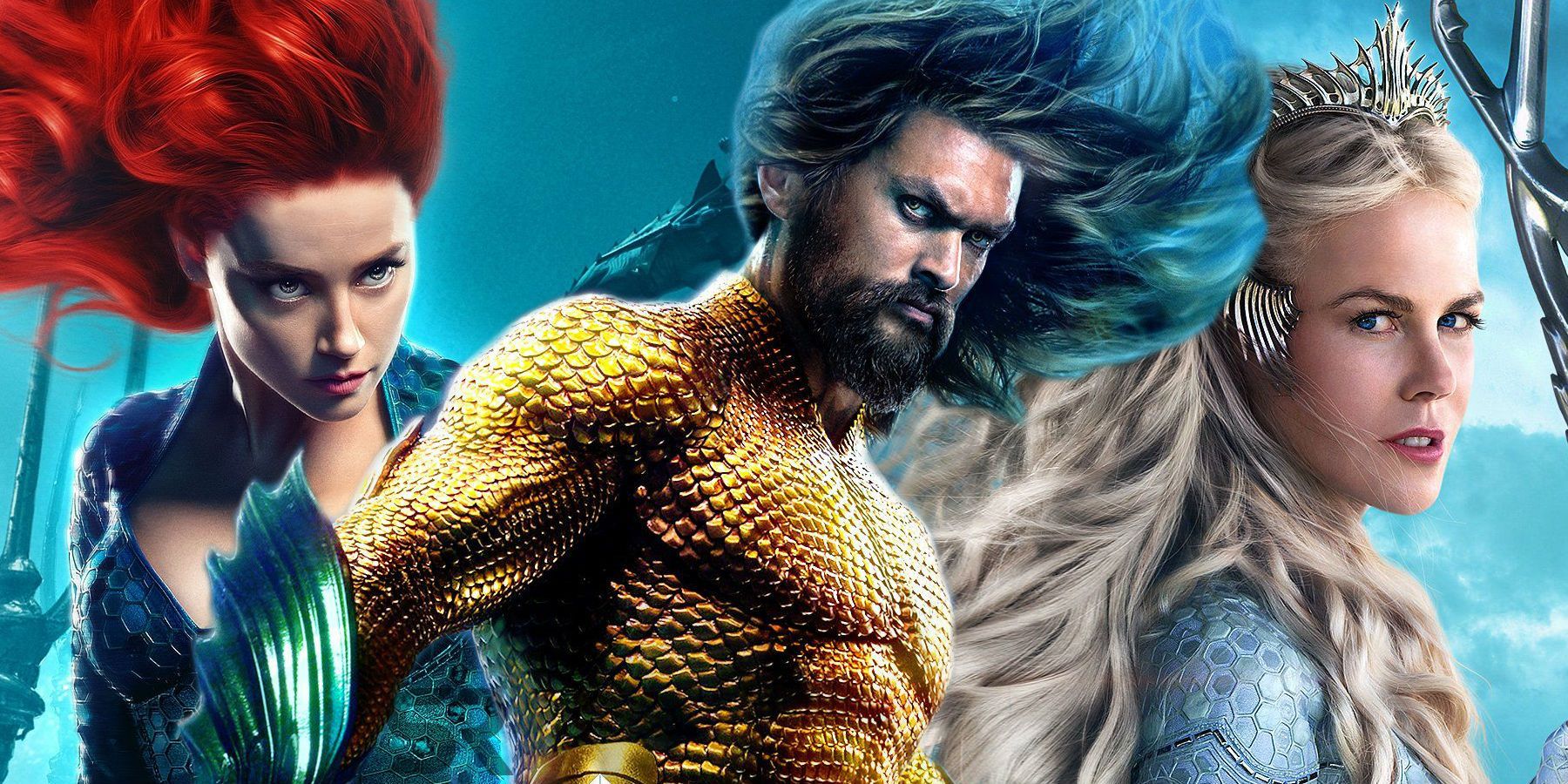 Aquaman Movie Character Posters Highlight Arthur, Mera ...