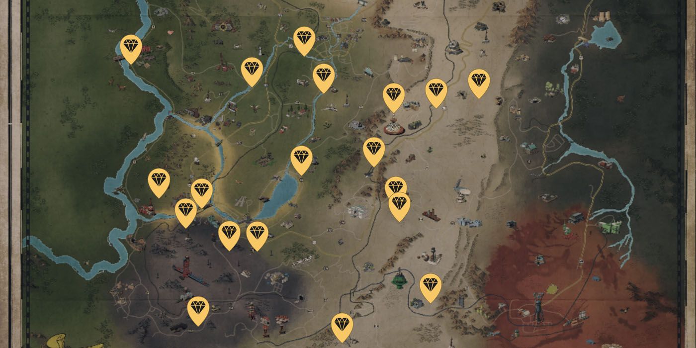 Fallout 76 Map Locations For EVERYTHING to 100% The Game
