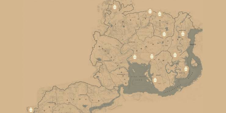 Red Dead Redemption 2 Map Locations For Everything To 100 The Game