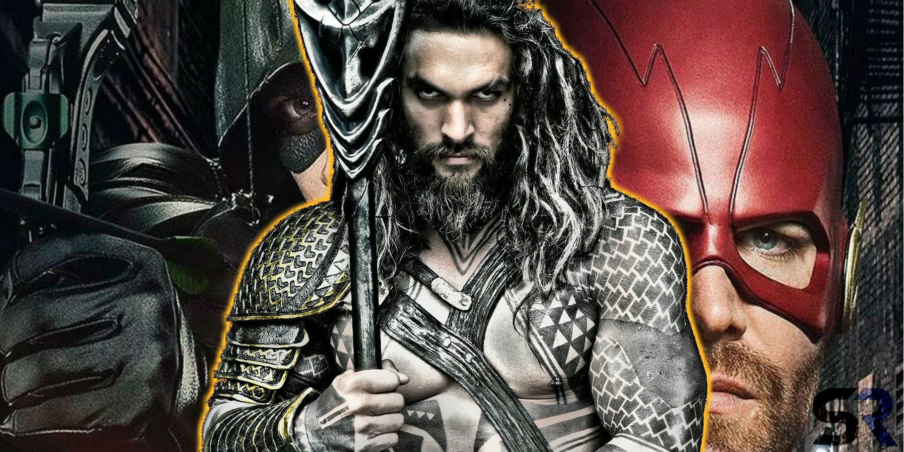 Jason Momoa Promotes Arrowverse "Elseworlds" Crossover