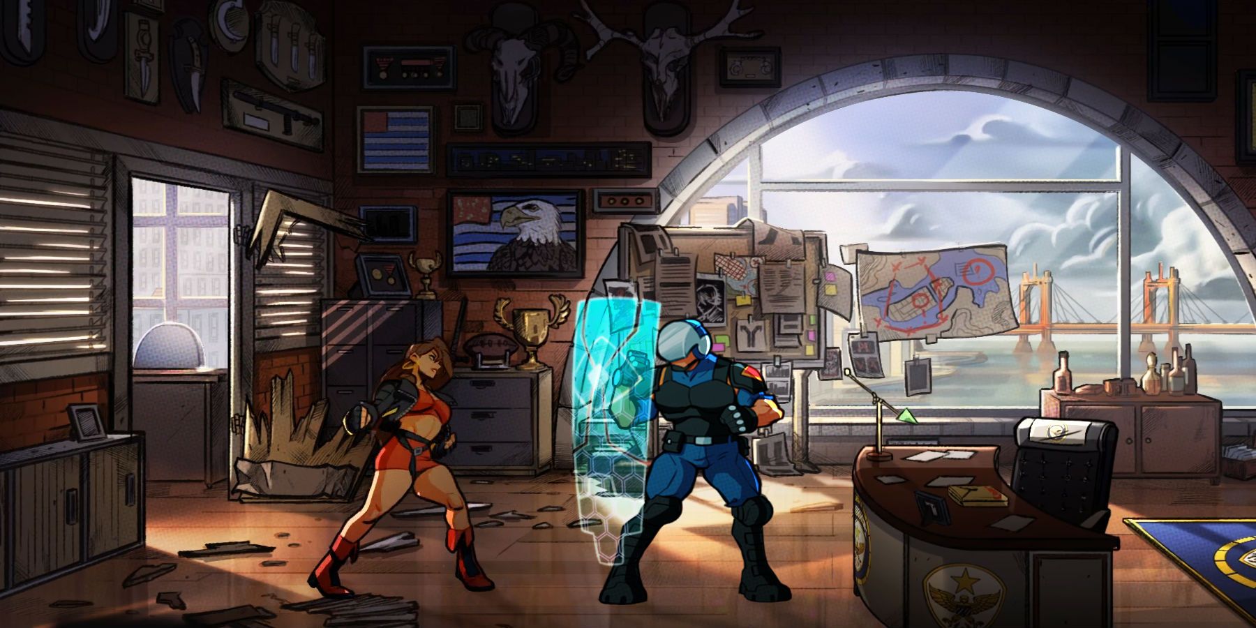 How Streets of Rage 4 Updates The Classic (& Campy) 80s Aesthetic