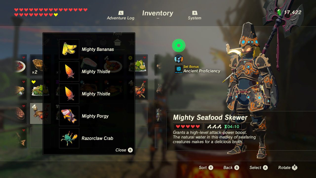 Breath of the Wild Every Recipe You Need to Know to Beat the Game