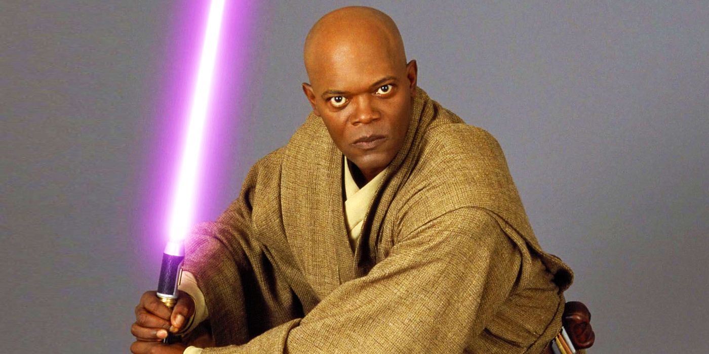 Star Wars Why Mace Windu Has A Purple Lightsaber (& What It Means)