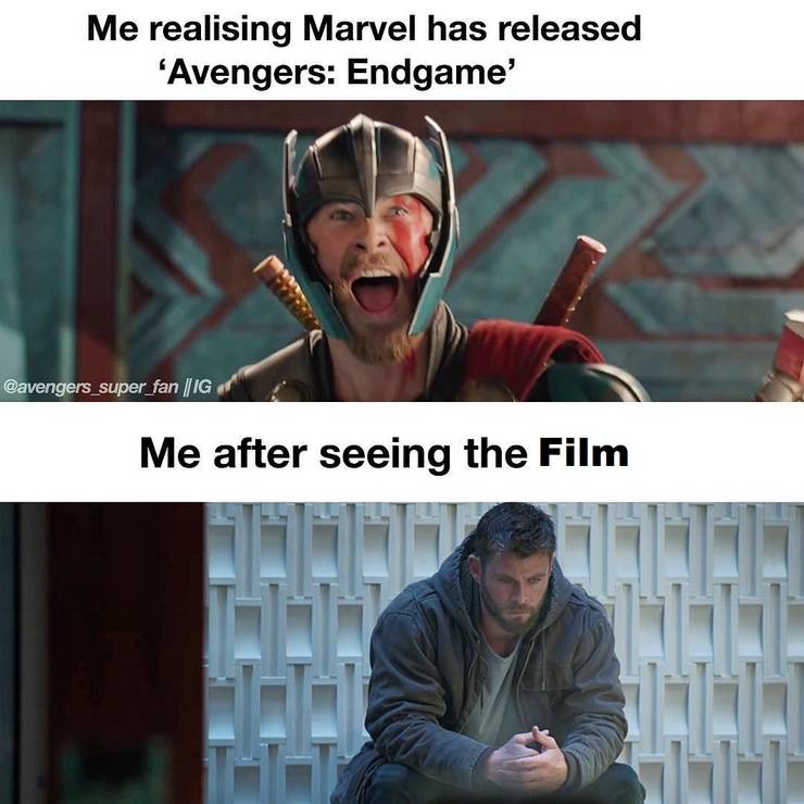 Memes Avengers End Game Facebook
