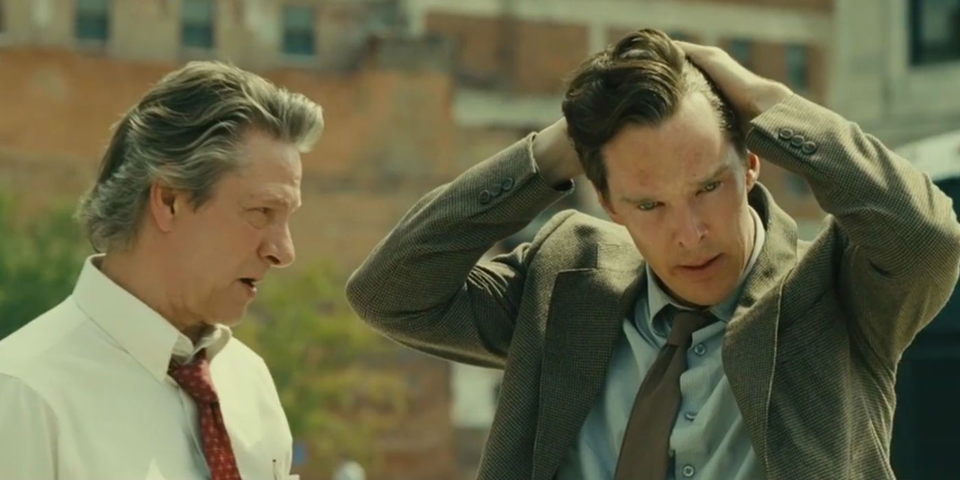 Benedict Cumberbatch and Chris Cooper in August Osage County