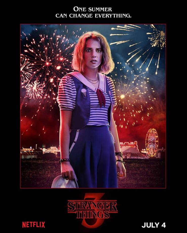 Stranger Things Season 3 Character Posters Bring The Fireworks