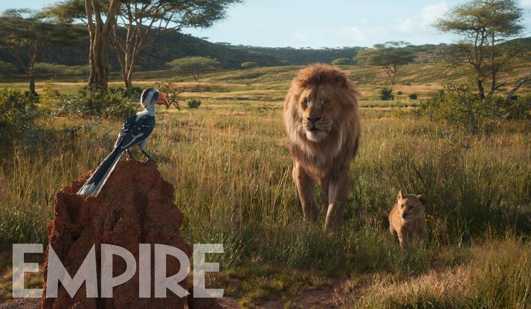 New Lion King Remake Image Sees Zazu Give Mufasa The Morning Report