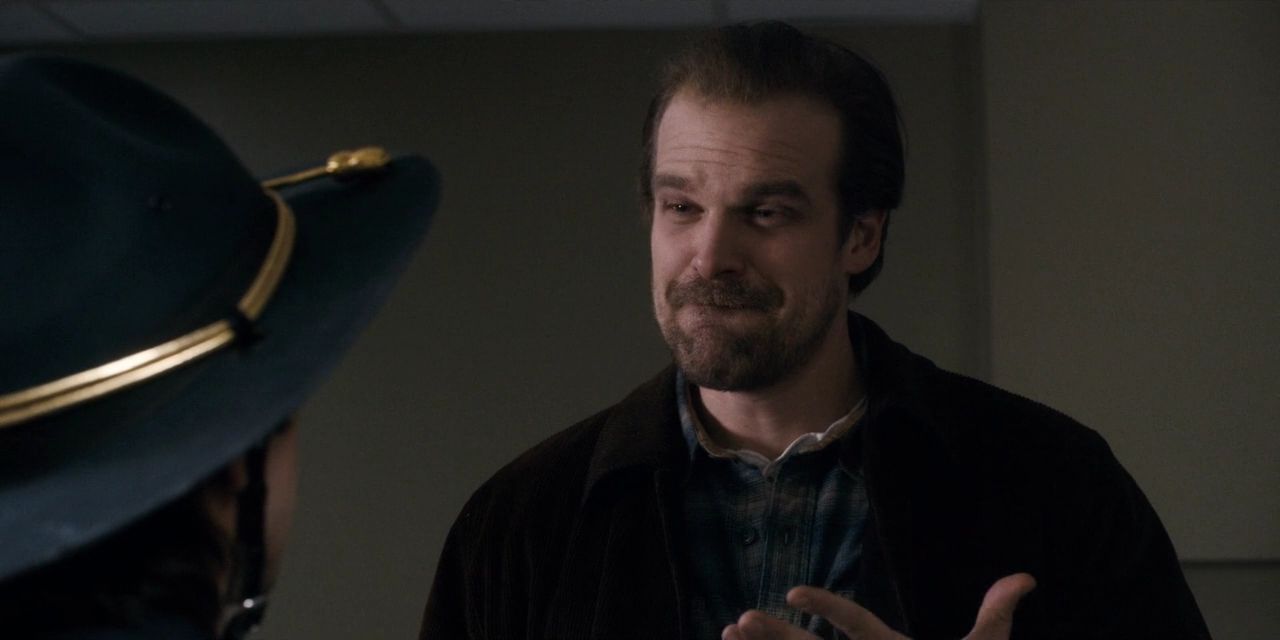 Chief Jim Hopper in Stranger Things Season 1 Episode 4