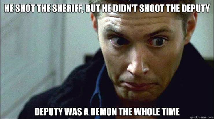 Supernatural 10 Dean Winchester Logic Memes That Are Too Hilarious For Words Supernatural 10 Dean Winchester Logic Memes That Are Too Hilarious For Words