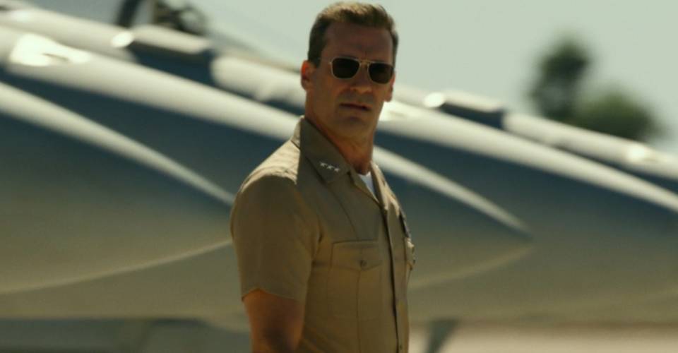 Top Gun 2 Jon Hamm S Character Creates Friction With Cruise S Maverick