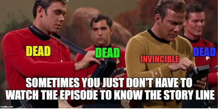 Star Trek 10 Red Shirt Memes That Are Too Funny Screenrant