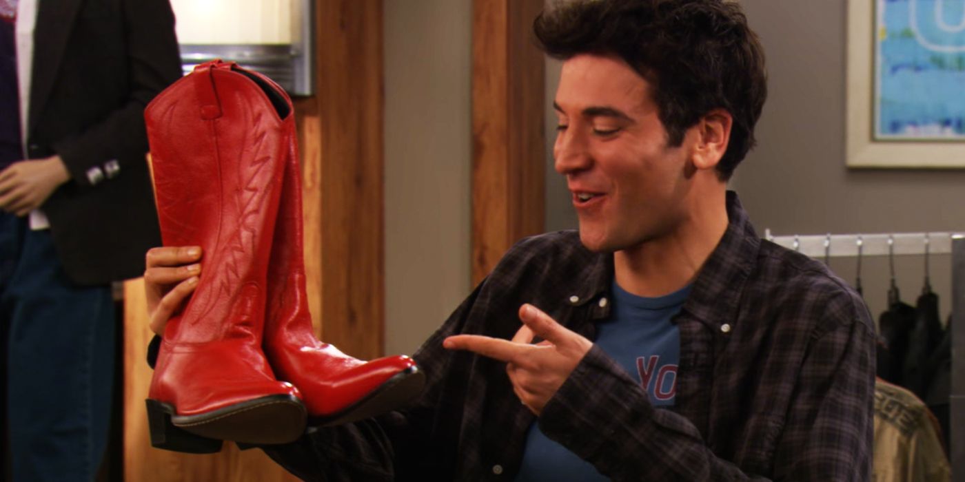 Ted Mosby and his red cowboy boots were the targets of many jokes in How I ...