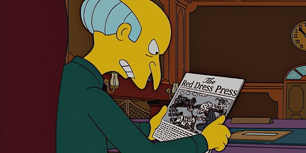 The Simpsons The 10 Worst Things That Mr Burns Has Ever Done