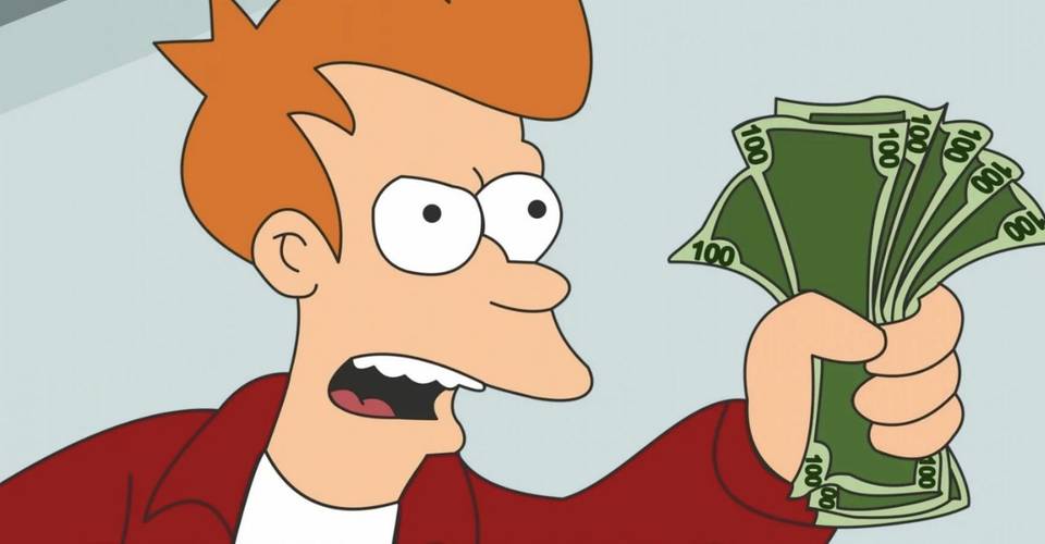 You Can Own A Futurama "Shut Up And Take My Money!" Credit Card