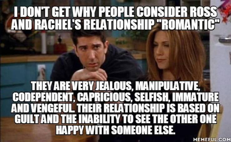 Friends 10 Ross And Rachel Memes That Are Too Hilarious For Words