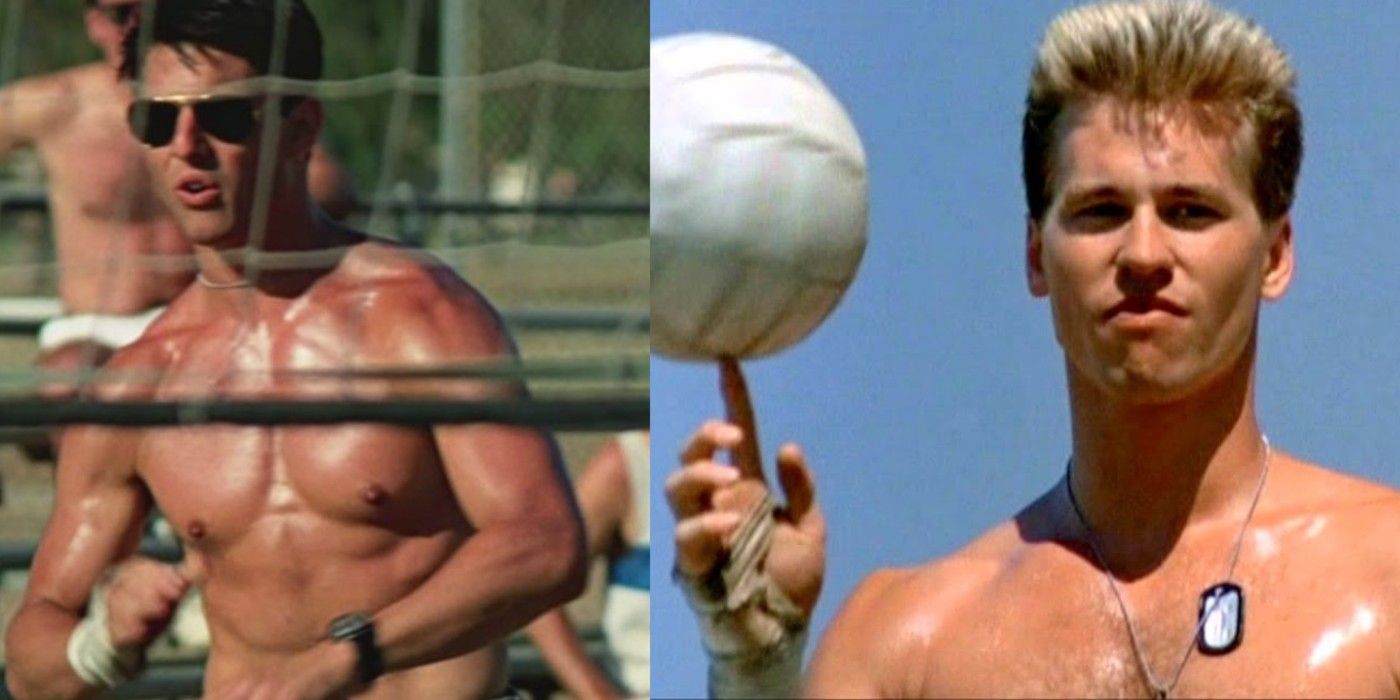 Why Top Gun Maverick Needs A Beach Volleyball Scene Screen Rant 