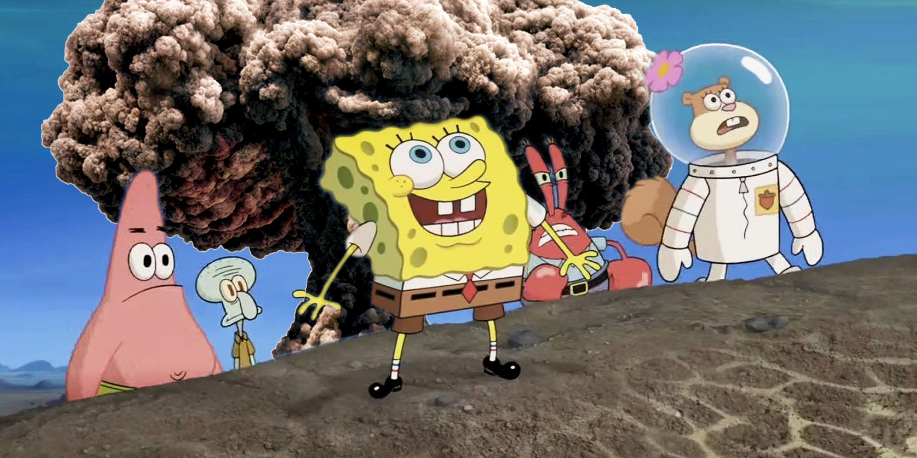 SpongeBob SquarePants. but the theory about Bikini Bottom being a nuclear t...