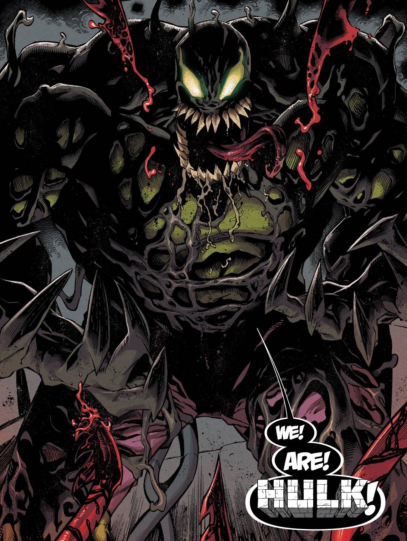 Venom Hulk Absoluta Carnificina em Quadrinhos